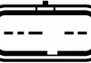 Расходомер воздуха (6 конт.) FORD FIESTA V/PEUGEOT 206, 207 1.4D 01- HELLA 8ET009142391 (фото 2)