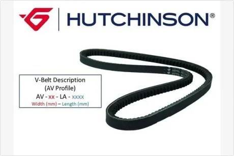 Клиновой ремень HUTCHINSON AV10La825