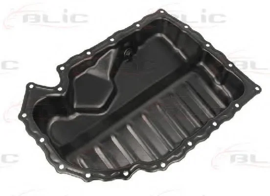 Масляний піддон (нижня частина, сталь.) AUDI A3, TT SEAT ALTEA, LEON, TOLEDO III SKODA OCTAVIA II, SUPERB II, YETI VW EOS, GOLF V, JETTA III, JETTA IV, PASSAT B6 1.8/2.0 09.04-07.18 BLIC 0216009539470P (фото 1)