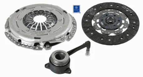 Комплект зчеплення з підшипником (240мм) AUDI A3, Q3, TT SEAT ALTEA, ALTEA XL, LEON, TOLEDO III SKODA OCTAVIA II, SUPERB II, YETI VW BEETLE, CC B7, EOS, GOLF V 1.4/1.8/2.0 09.04-07.19 SACHS 3000990294