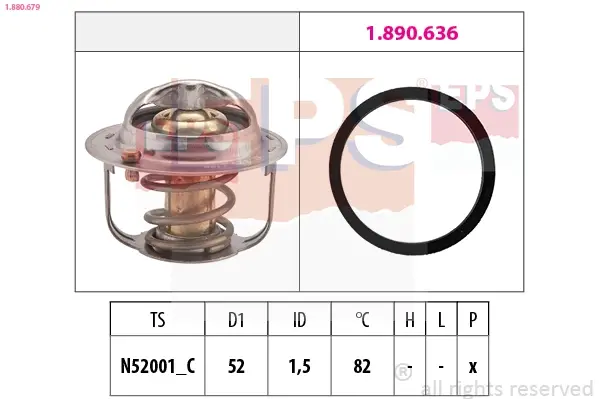 Termostat FIAT/SUZUKI EPS 1880679 (фото 1)