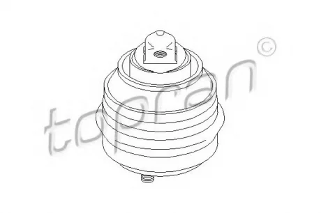 Опора двигуна права BMW 5 E39 M57 525d, 530d 98-03 TOPRAN / HANS PRIES 500280