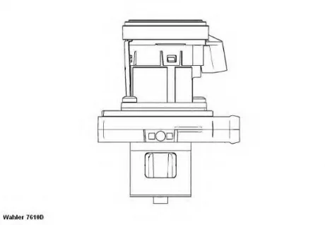 Клапан возврата ОГ WAHLER 7610D