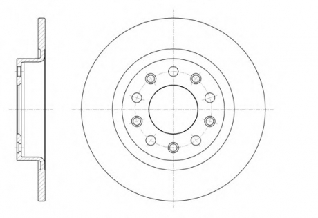 Тормозной диск REMSA 6144500