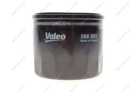 Фильтр масляный DACIA/NISSAN/OPEL/RENAULT Logan/NV200/Vivaro/Kangoo "1,0-2,0 "86>> Valeo 586003
