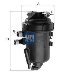 Топливный фильтр UFI 5514300