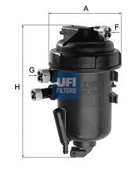 Топливный фильтр UFI 5511400