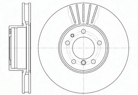 Диск тормозной REMSA 651110