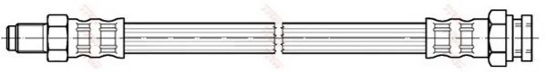 Тормозной шланг TRW PHB263 (фото 1)