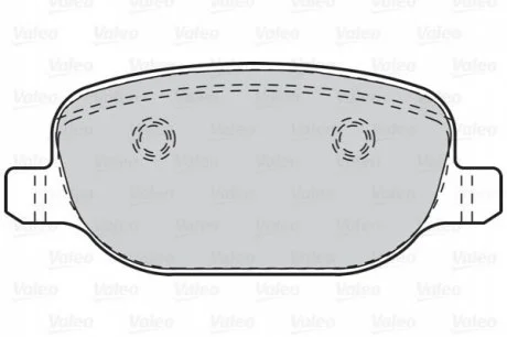 Тормозные колодки дисковые ALFA/LANCIA 159/Brera/Spider/Thesis "1,8-3,2 "R "02-14 Valeo 302112