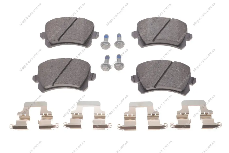 Колодки гальмівні, AUDI A3, A4, A6, Q3, TT; SEAT Alhambra, Altea, Exeo, Leon, Toledo III; SKODA Octavia II, Superb II; VW Caddy III ATE 13046027492 (фото 1)