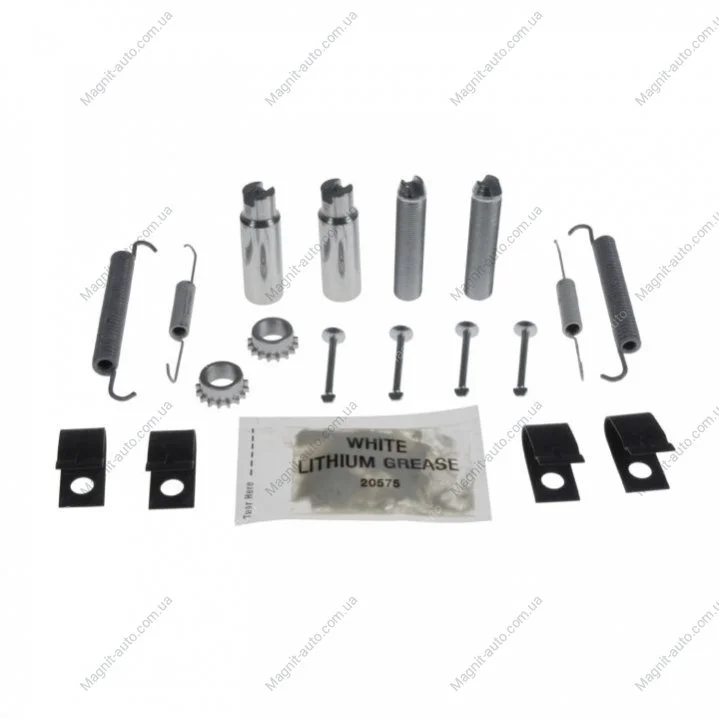 Монтажний набір гальмівних колодок передн JEEP COMMANDER, GRAND CHEROKEE II, GRAND CHEROKEE III 3.0D-6.1 04.99-12.10 BLUE PRINT ADA1041505 (фото 1)