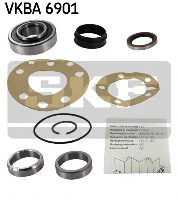 Комплект підшипника маточини колеса SKF VKBA6901 (фото 1)