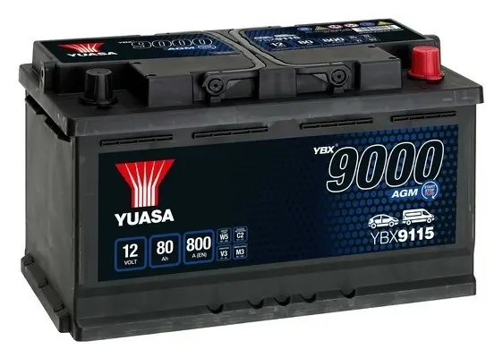Стартерная аккумуляторная батарея YUASA YBX9115 (фото 1)