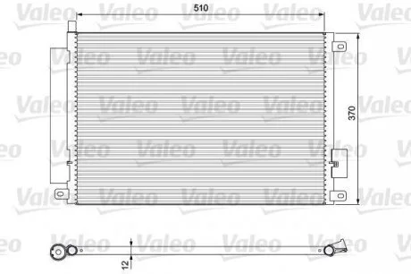 Конденсатор, кондиционер Valeo 814155