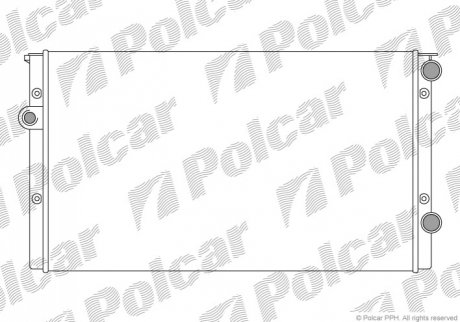 Радиаторы охлаждения Polcar 953808B5 (фото 1)