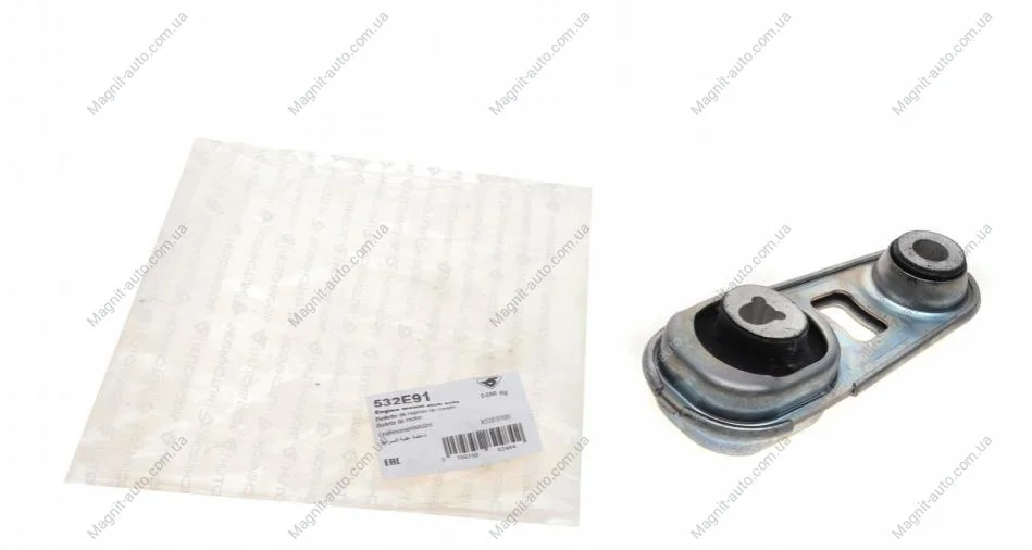 Подушка двигуна (задня) Renault Kadjar 1.2TCe/1.5dCi 15-/Nissan Qashqai 1.2-2.0 07- (OE якість) HUTCHINSON 532E91 (фото 1)
