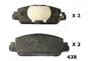 Гальмівнi колодки дисковi Honda Accord 2.4-3.5 15- ASHIKA 5004438
