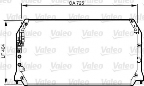 Конденсатор, кондиционер Valeo 814247