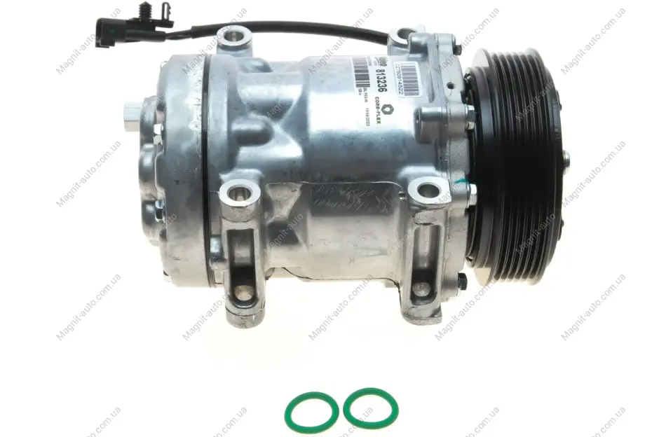 Компрессор кондиционера VOLVO C30, S40 II, V50 FORD C-MAX, FOCUS C-MAX, FOCUS II MAZDA 3 1.6D/1.8D 10.03-12.12 Valeo 813236 (фото 1)