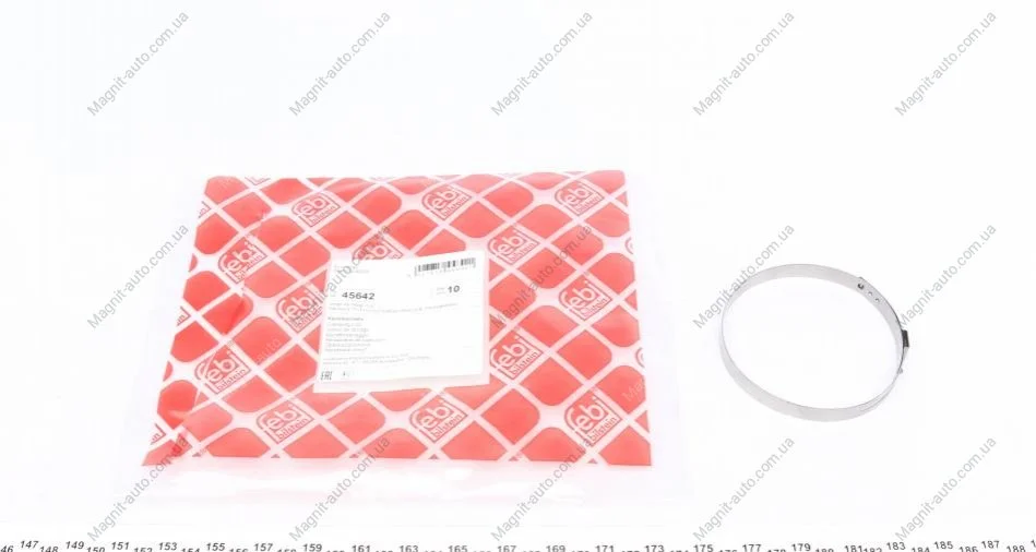Зажимний хомут D=76~84mm FEBI BILSTEIN 45642 (фото 1)