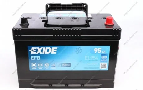 Стартерная батарея (аккумулятор) EXIDE EL954