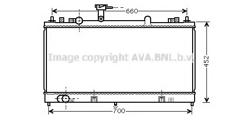 Радiатор AVA COOLING MZ 2162 (фото 1)