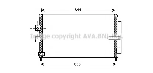 Радіатор кодиціонера CLEVER FIT AVA COOLING HD5223D (фото 1)