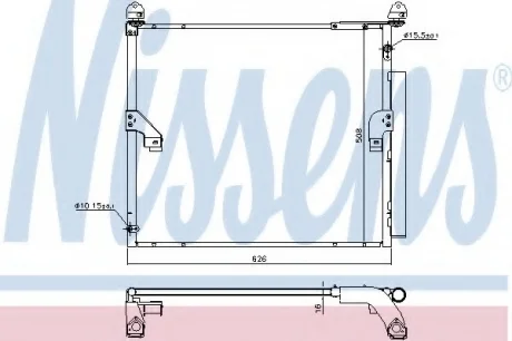 Конденсатор, кондиционер NISSENS 940623