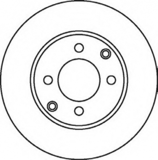 Диск тормозной CITROEN, PEUGEOT, передн. Jurid 562055JC