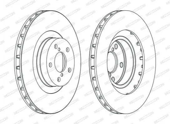 Тормозной диск FERODO DDF1175C (фото 1)
