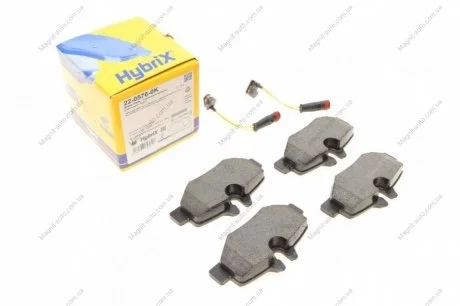 Комплект гальмівних накладок, дискове гальмо Metelli 22-0576-0K