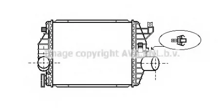 Інтеркулер AVA COOLING MS 4357