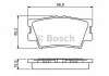Комплект тормозных колодок, дисковый тормоз BOSCH 0986494346 (фото 1)
