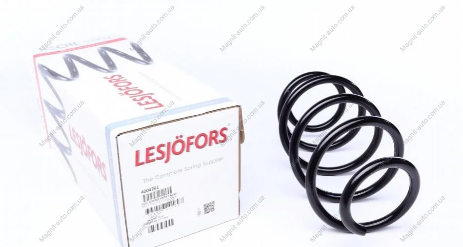 Пружина перед. AUDI/SEAT, A3 1,4 TFSI / 1,6 / 1,6 FSI 03-12 / LEON 1,4 / 1,6 05- LESJOFORS 4004261 (фото 1)