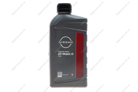 Олива трансмісійна Nissan ATF Matic Fluid D, 1л NISSAN KE908-99931
