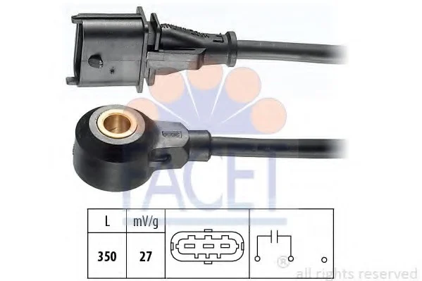 Датчик детонации Opel Vectra C 2.2 (03-) Facet FACET 9.3074 (фото 1)