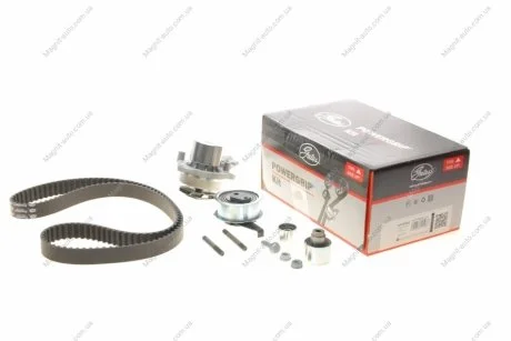 Ремкомплекти приводу ГРМ автомобілів з водяним насосом PowerGrip Kit Gates KP15678XS
