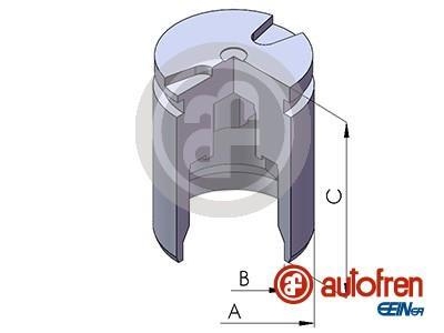 TгOCZEK ZACISKU HAM. PEUGEOT 4008 1.8 HDI 12- SEINSA AUTOFREN D025704