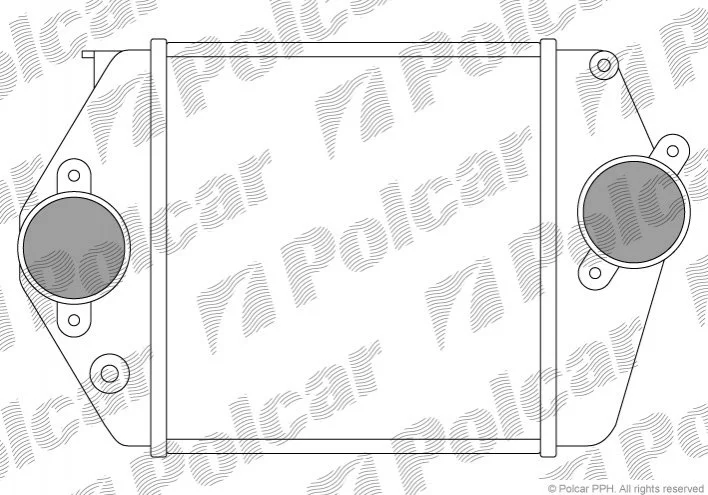 Радиаторы воздуха (Интеркулеры) POLCAR Polcar 4519J8A1 (фото 1)