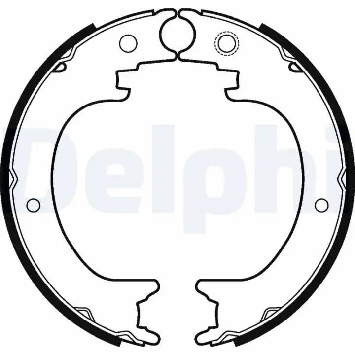 Комплект колодок стояночных тормозов Delphi LS2121 (фото 1)