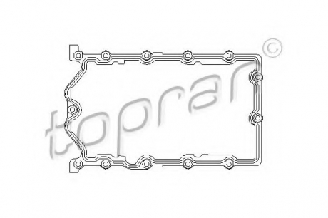 USZCZELKA MISKI OL. MINI COOPER TOPRAN TOPRAN / HANS PRIES 501410