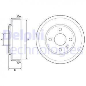 Гальмівний барабан Delphi BF554