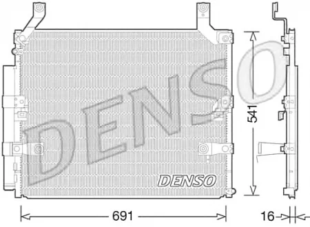 Конденсер кондиціонера DENSO DCN50032