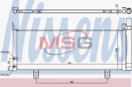 Конденсатор, кондиционер NISSENS 940639