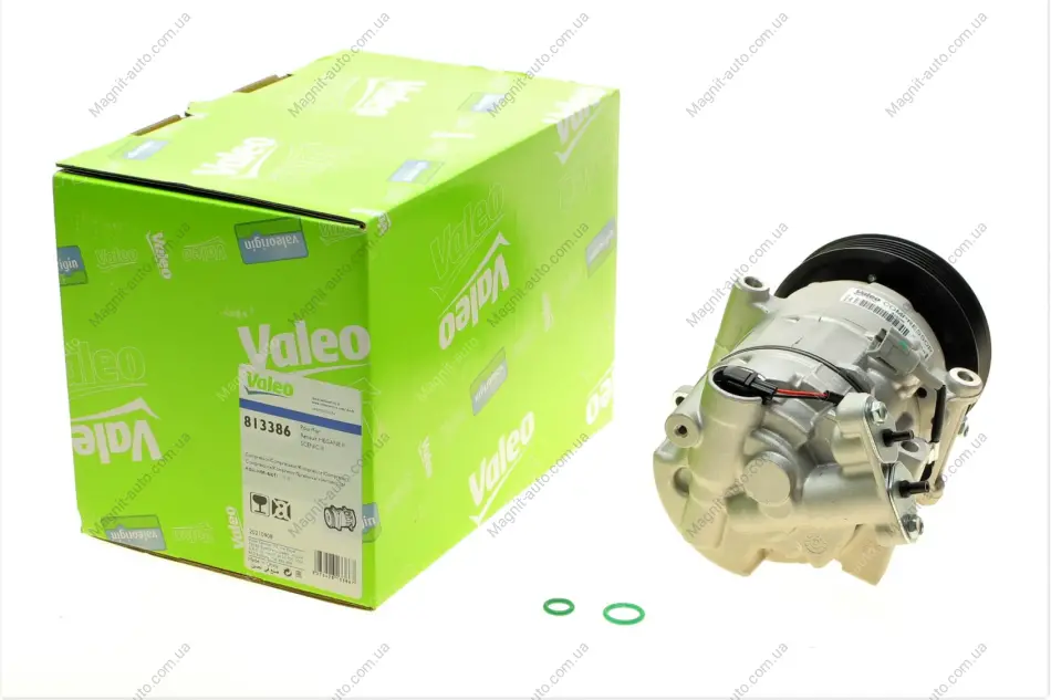 Компрессор кондиционера RENAULT GRAND SCENIC III, MEGANE, MEGANE III, MODUS, SCENIC III 1.2LPG-2.0 05.08-03.17 Valeo 813386 (фото 1)