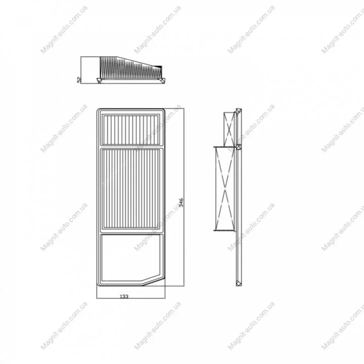 FILTR POWIETRZA FEBI BILSTEIN 101663 (фото 1)
