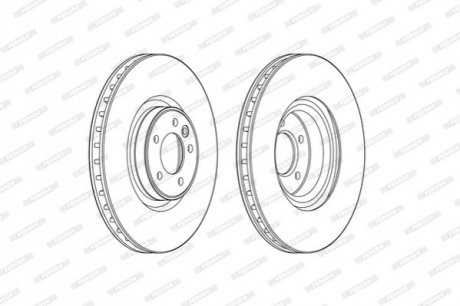Тормозной диск FERODO DDF2601C1