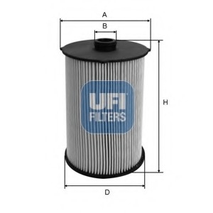Топливный фильтр UFI 2604400 (фото 1)