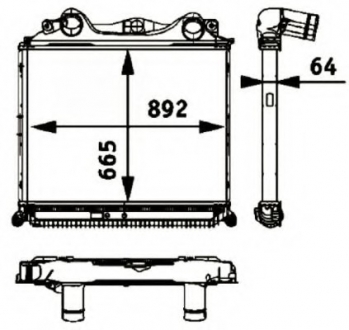 Интеркулер NRF 30205